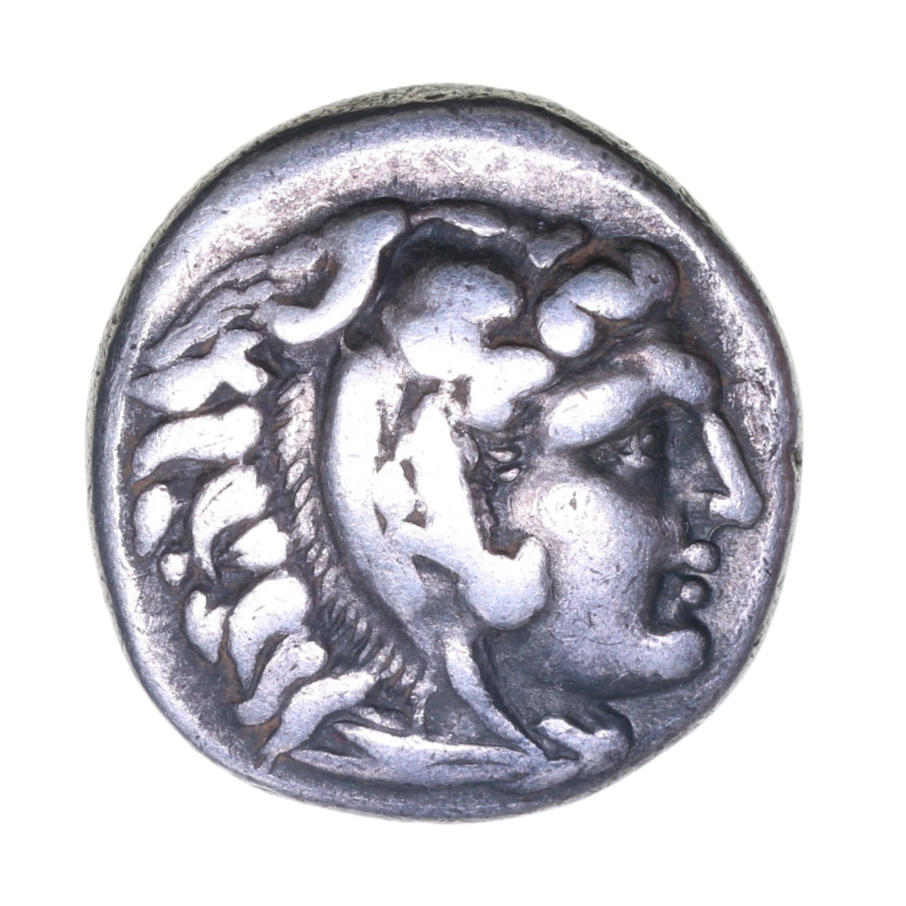 Macedon Alexander The Great 336-323 BC Silver Drachm Lifetime issue