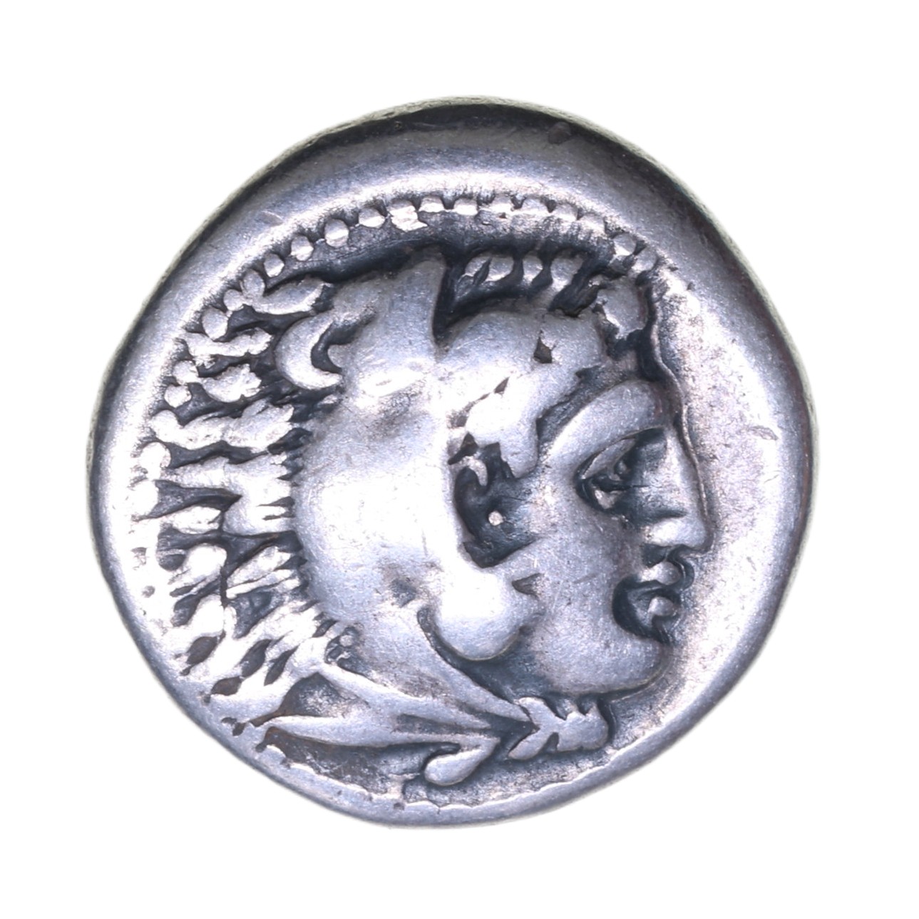 Macedon Alexander The Great 336-323 BC Silver Drachm Lifetime issue