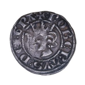 Scotland Robert the Bruce AD 1306-1329 Silver Halfpenny Edinburgh