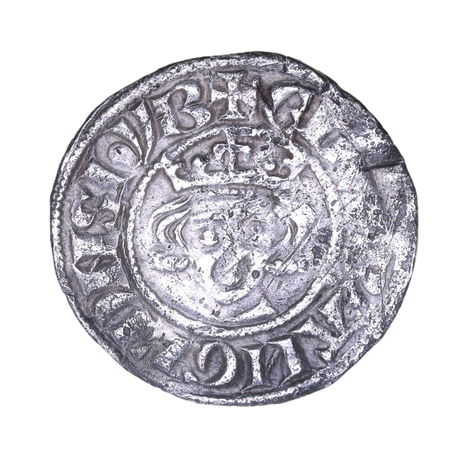 Edward I AD 1272-1307 Silver Penny London Class 1D