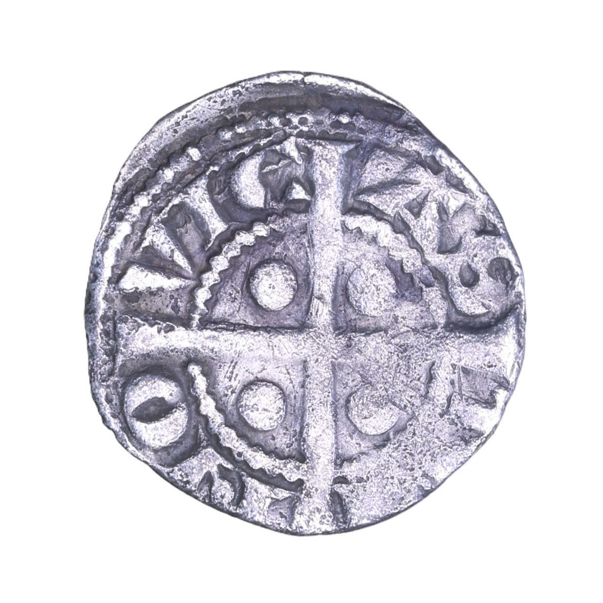 Edward I AD 1272-1307 Silver Halfpenny Newcastle Long cross type - Image 2