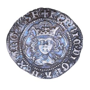 Henry VI AD 1422-1461 Silver Halfgroat Calais 1st reign Mule