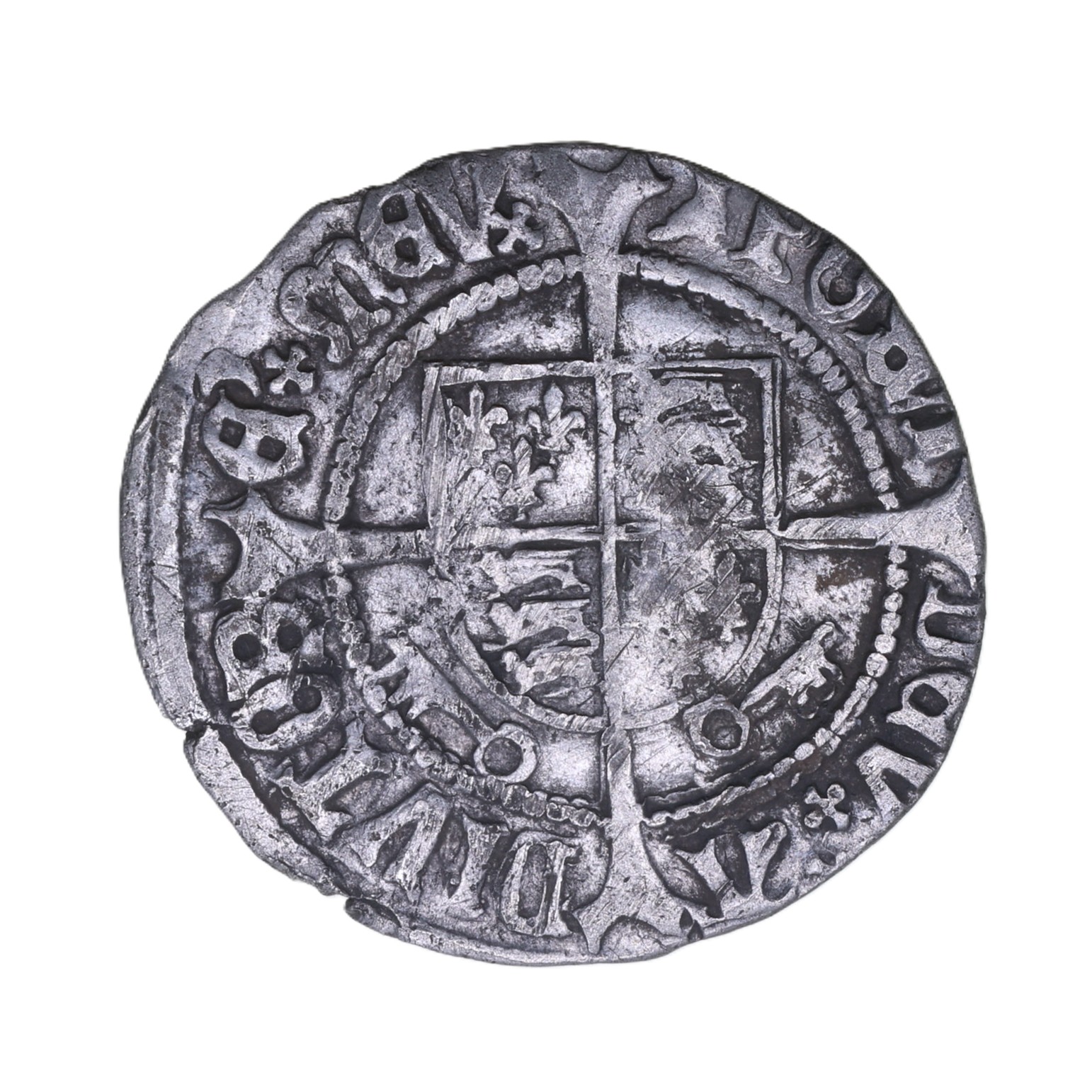 Henry VII AD 1485-1509 Silver Halfgroat Profile issue - Image 2