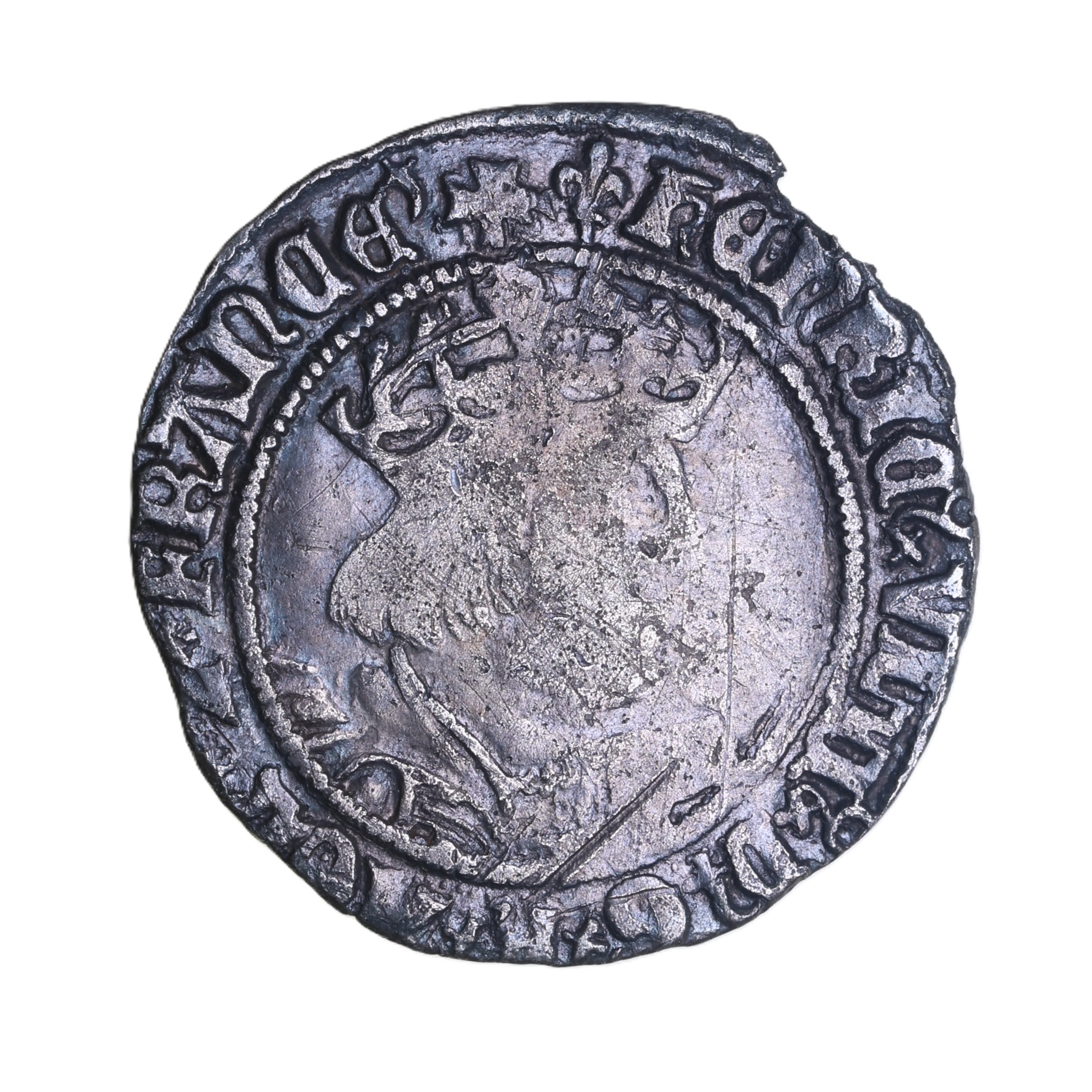 Henry VIII AD 1509-1547 Silver Groat 2nd issue