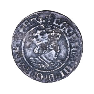 Henry VIII AD 1509-1547 Silver Halfgroat London Profile issue