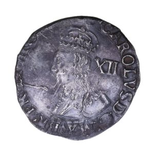 Charles I AD 1625-1649 Silver Shilling Tower under King
