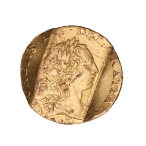 George III AD 1760-1820 Gold Quarter Guinea Love Token AD 1762