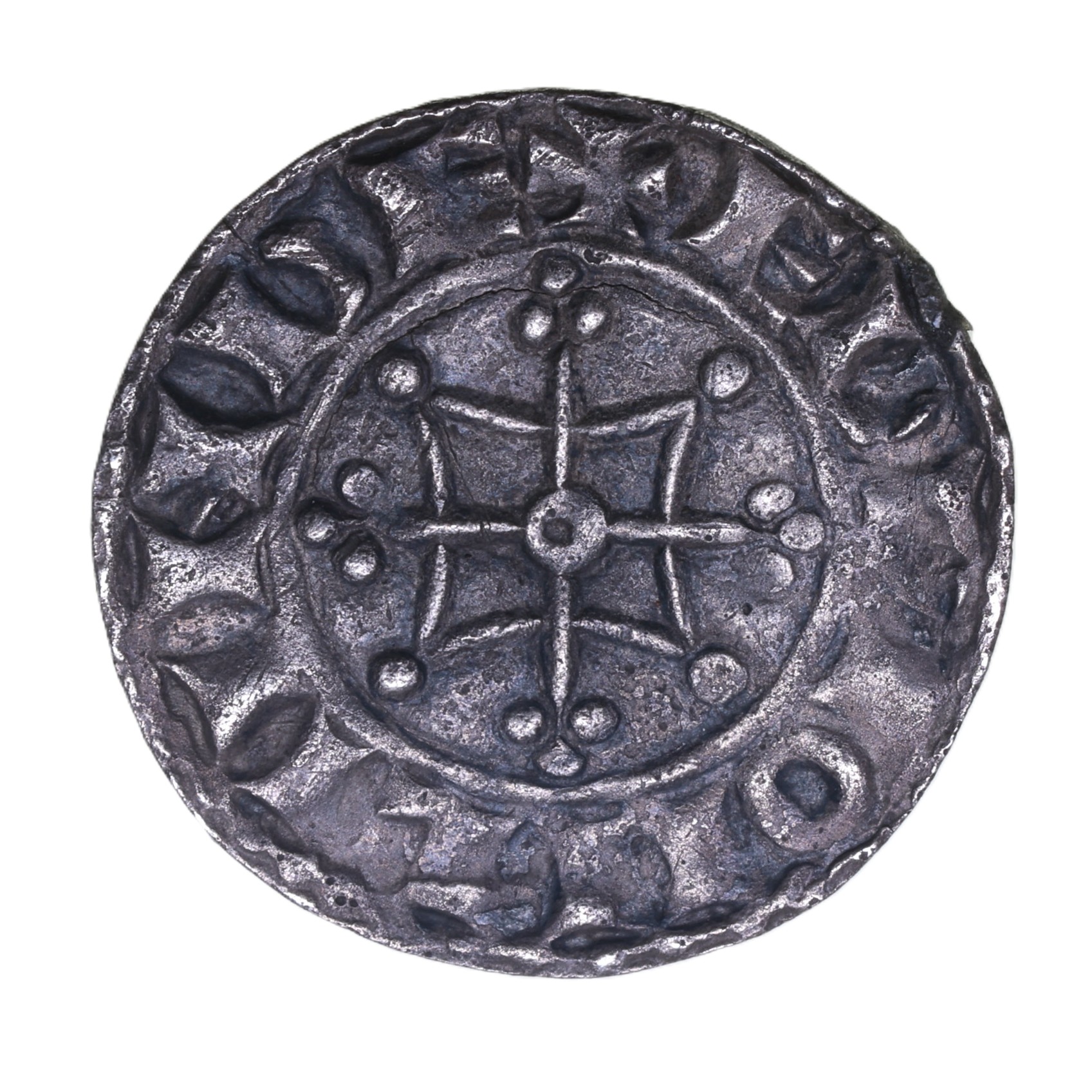 William I 'The Conqueror' AD 1066-1087 Silver Penny Two Stars type London - Image 2