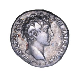 Marcus Aurelius AD 161-180 Silver Denarius Rome as Caesar
