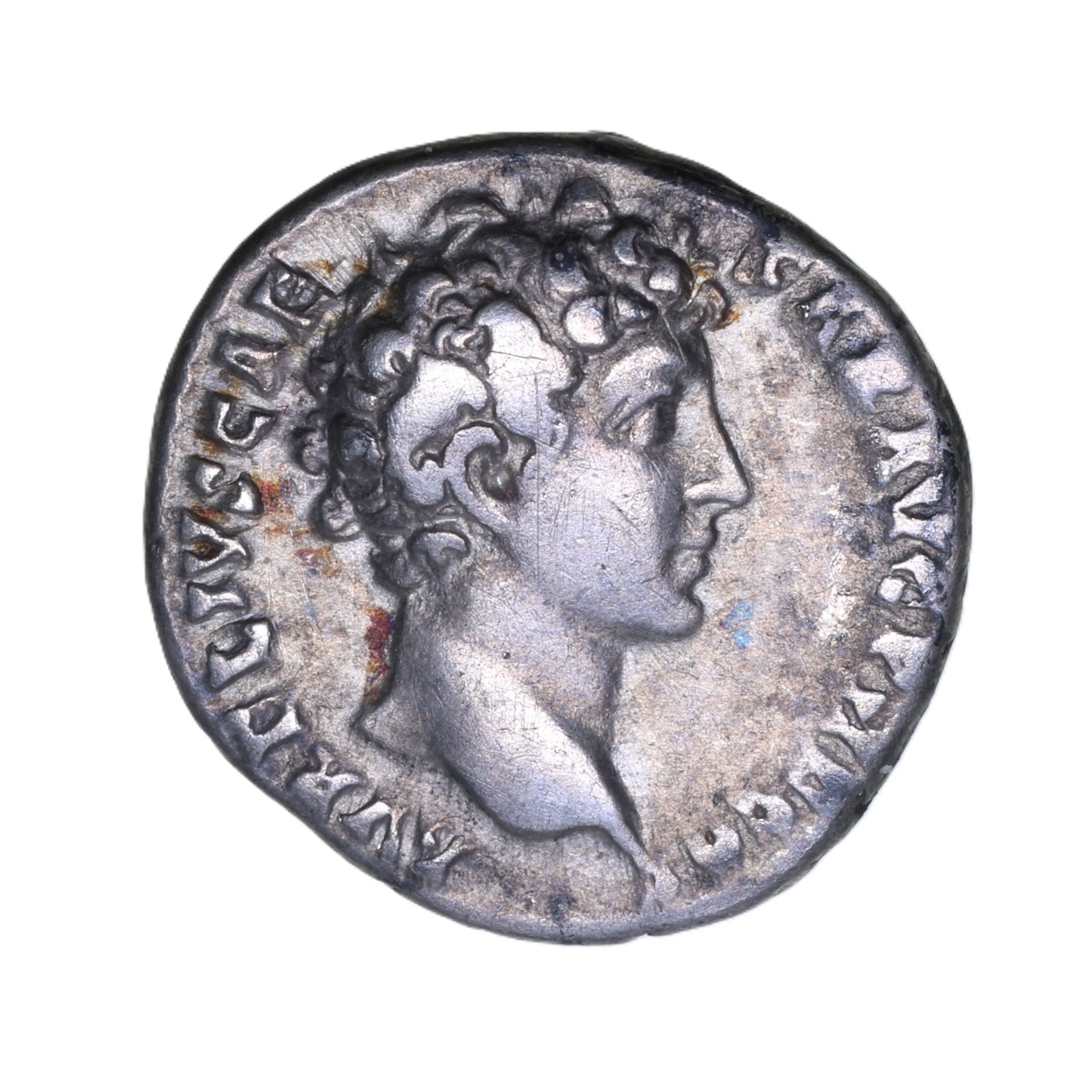 Marcus Aurelius AD 161-180 Silver Denarius Rome as Caesar