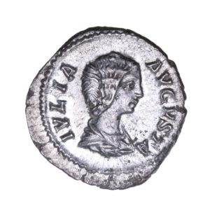 Julia Domna wife of Septimius Severus AD 193-211 Silver Denarius Rome