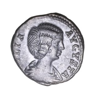 Julia Domna wife of Septimius Severus AD 193-211 Silver Denarius Rome