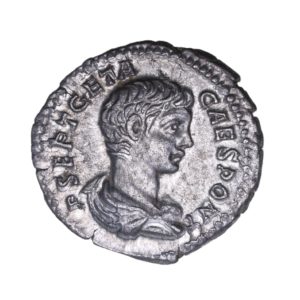 Geta AD 209-211 Silver Denarius Rome