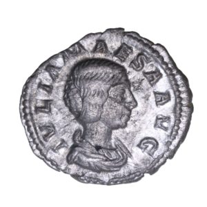Julia Maesa Grandmother of Elagabalus AD 218-222 Silver Denarius Rome