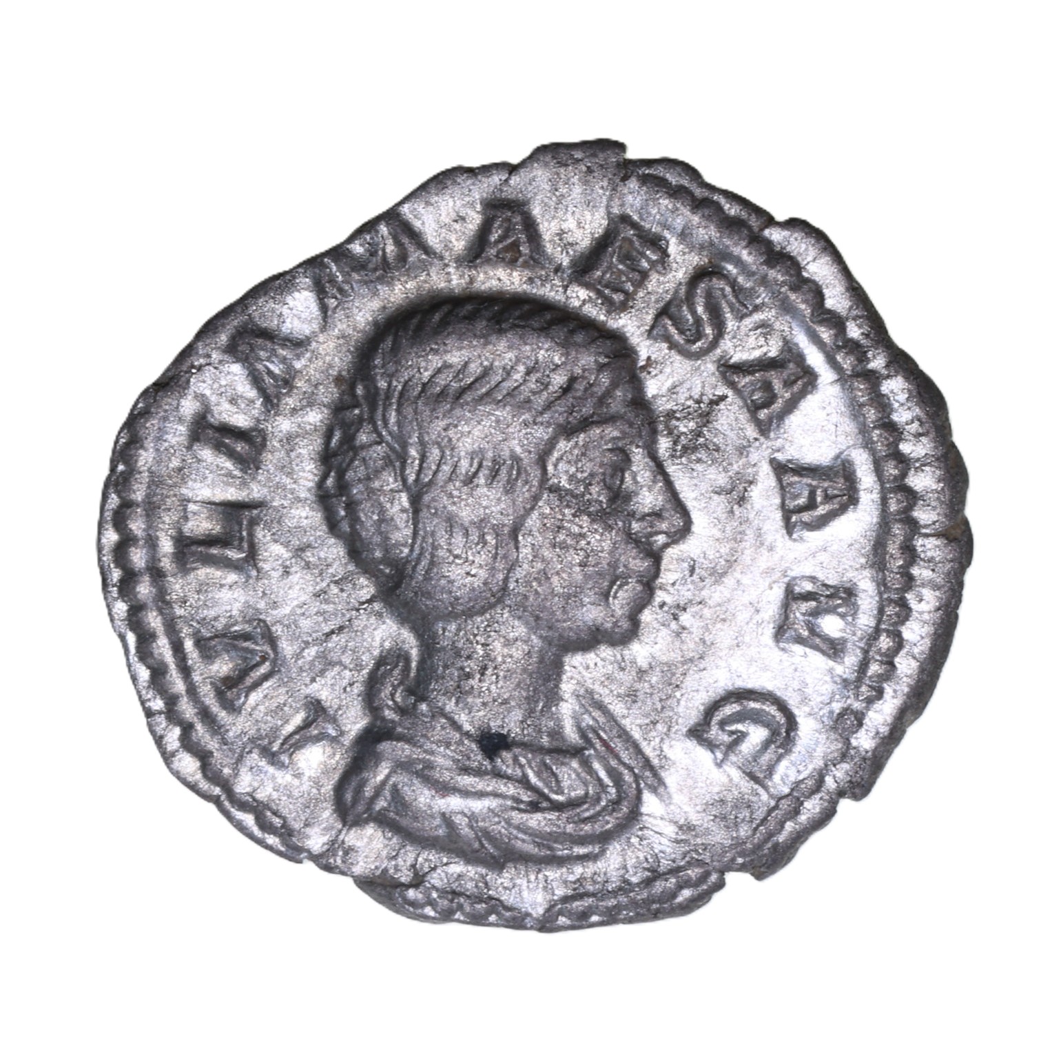 Julia Maesa Grandmother of Elagabalus AD 218-222 Silver Denarius Rome