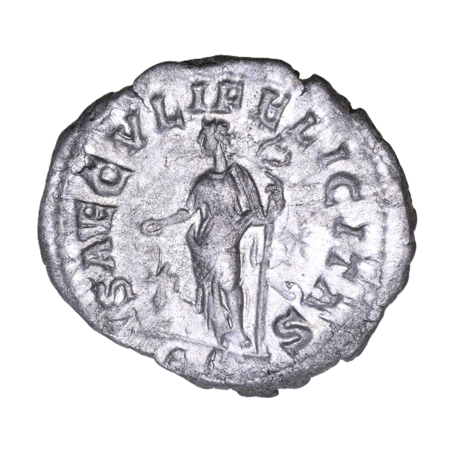 Julia Maesa Grandmother of Elagabalus AD 218-222 Silver Denarius Rome - Image 2