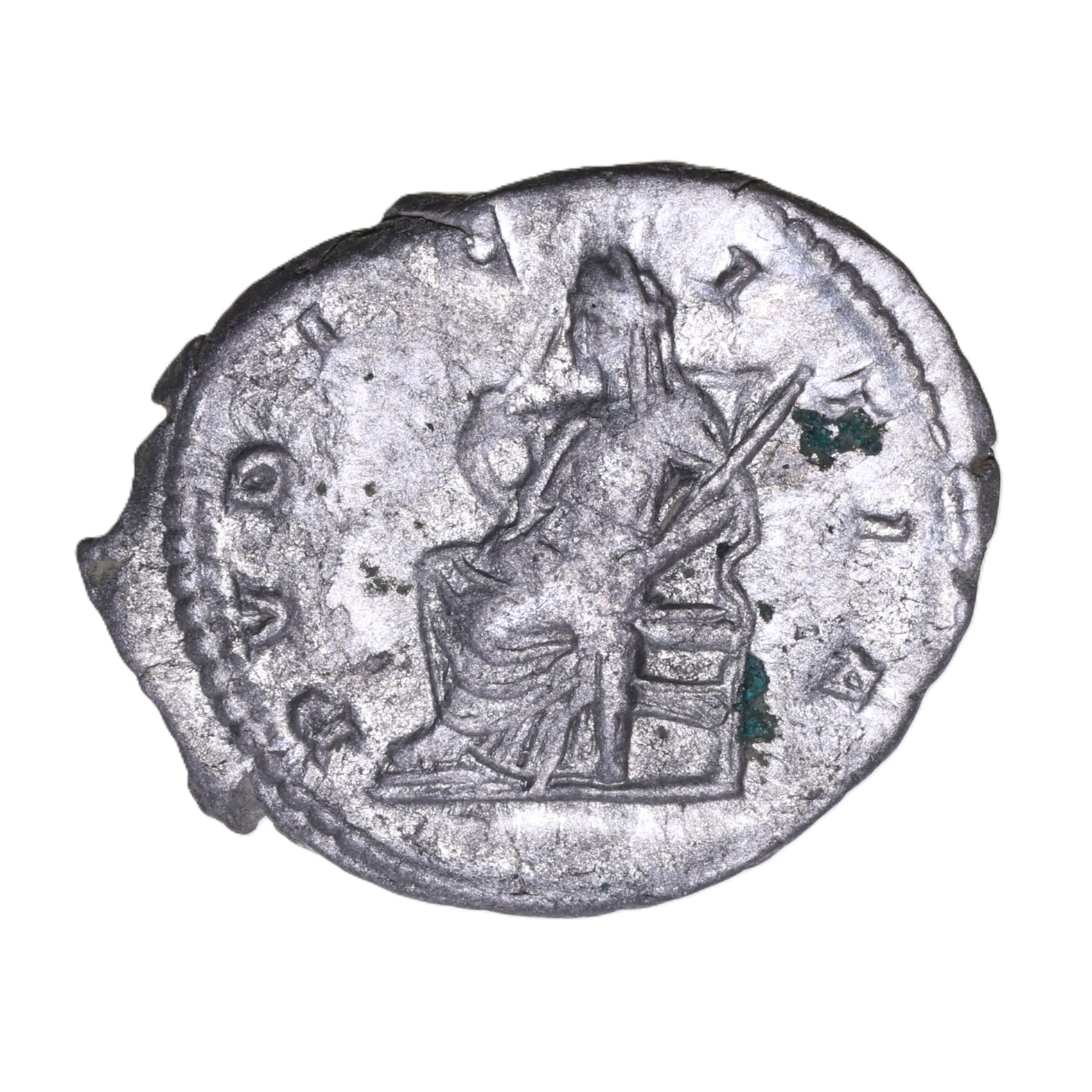 Julia Maesa Grandmother of Elagabalus AD 218-222 Silver Denarius Rome - Image 2