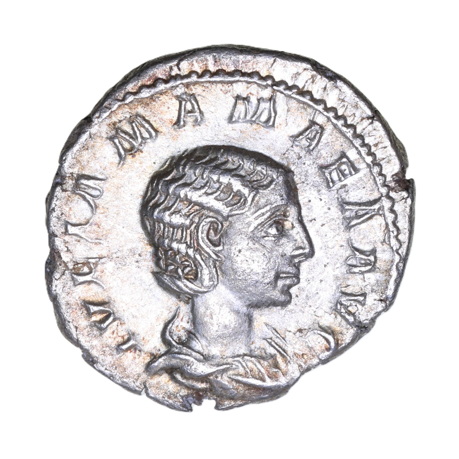 Julia Mamaea mother of Severus Alexander AD 222-235 Silver Denarius Rome