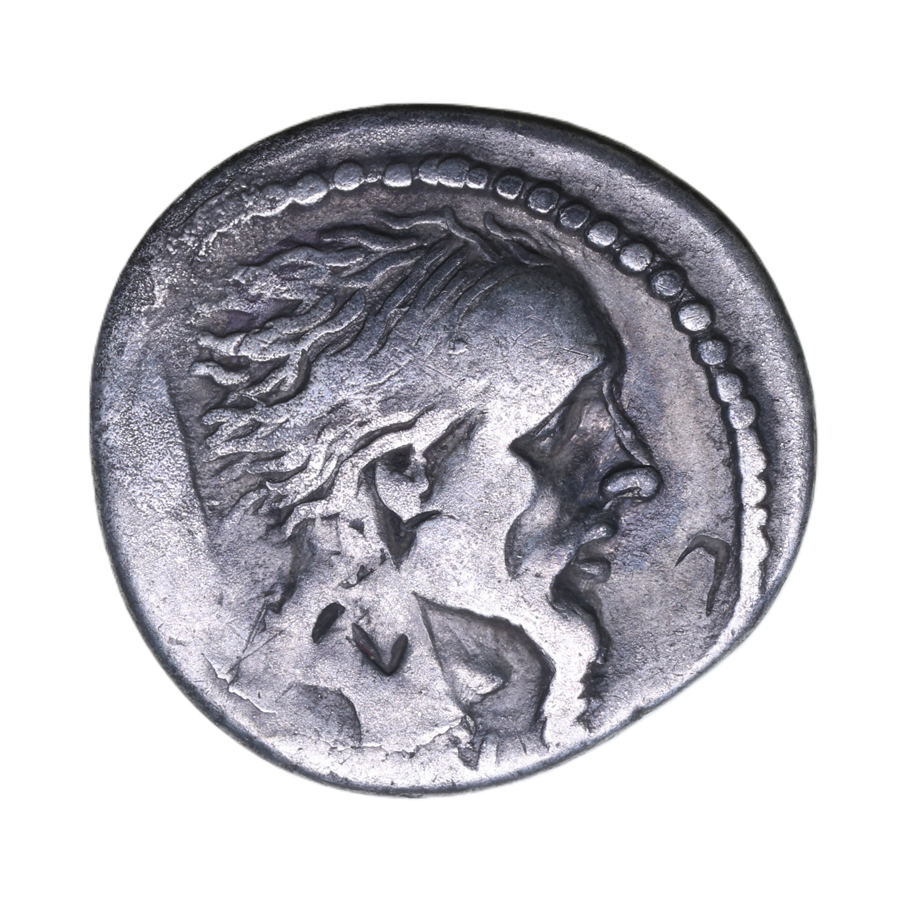 Roman Republic L. Hostilius Saserna 48 BC Silver Denarius The Chilfrome Hoard