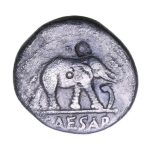 Julius Caesar 49 BC Silver Denarius The Chilfrome Hoard