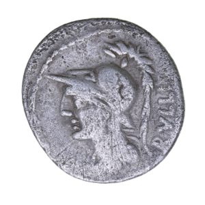 Roman Republic P. Servilous M. f. Rullus 100 BC Silver Denarius