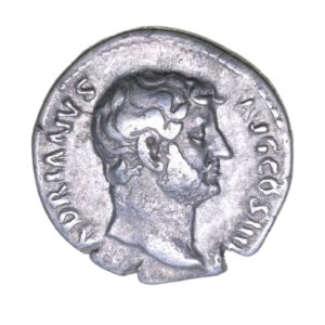 Hadrian AD 117-138 Silver Denarius Rome