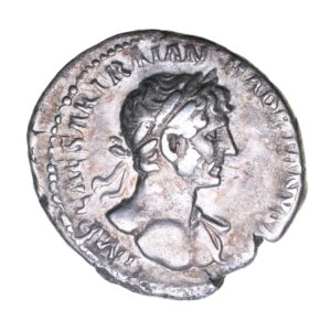 Hadrian AD 117-138 Silver Denarius Rome