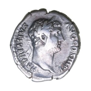 Hadrian AD 117-138 Silver Denarius Rome