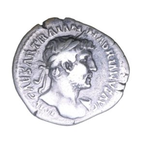 Hadrian AD 117-138 Silver Denarius Rome