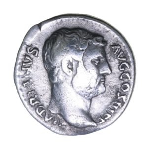 Hadrian AD 117-138 Silver Denarius Rome