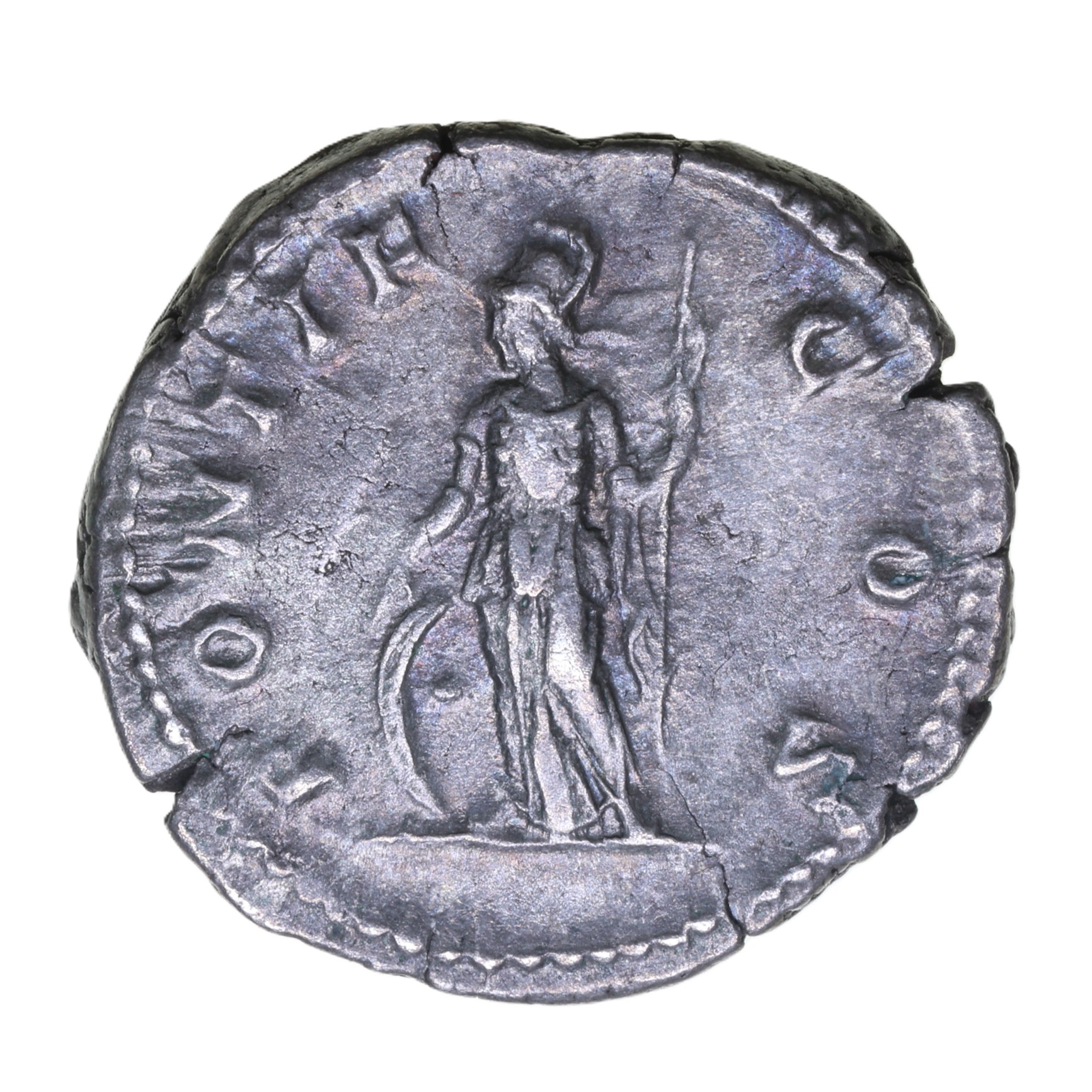 Geta AD 209-211 Silver Denarius Rome - Image 2