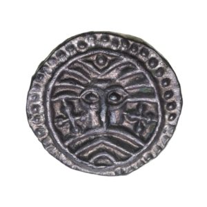 Anglo Saxon Continental Issues AD 695-740 Silver Sceatta Series X Wodan head