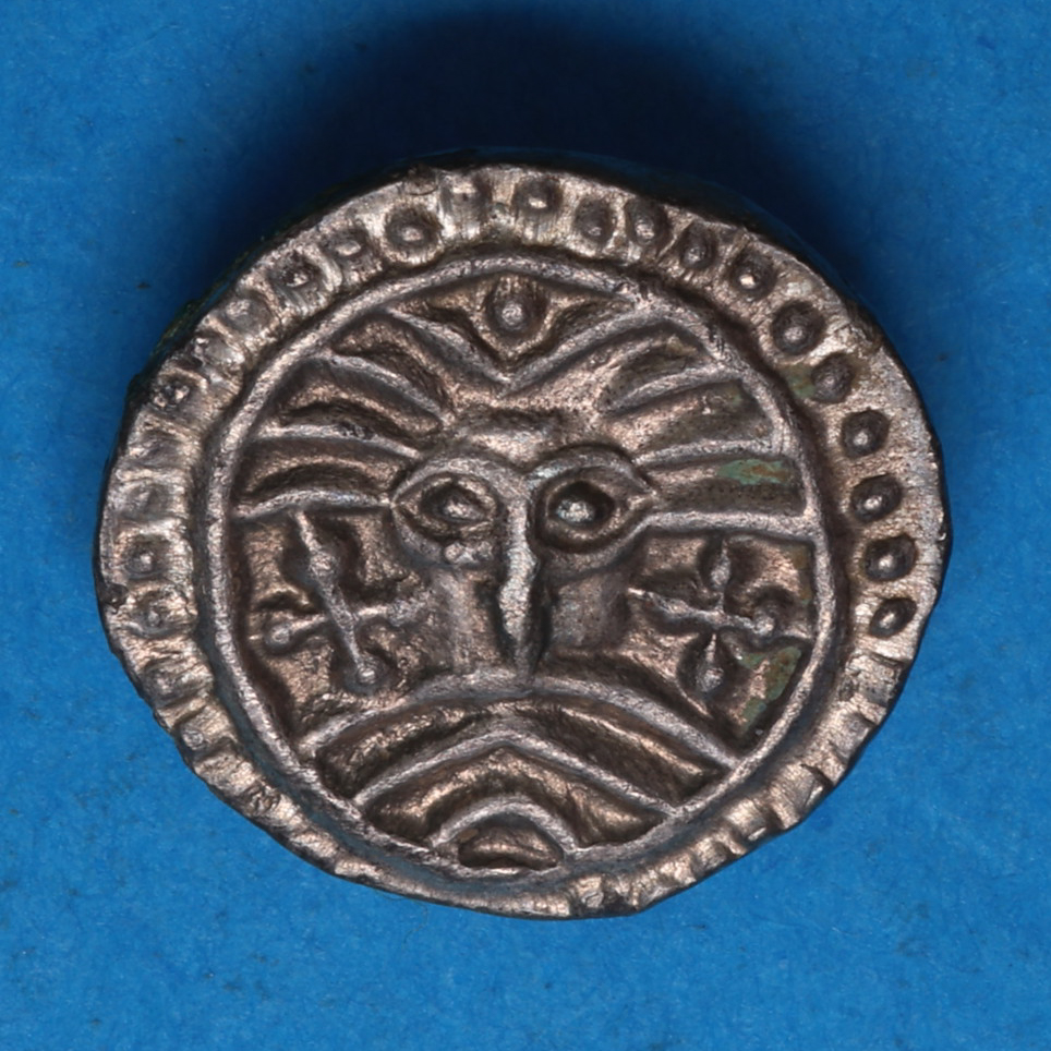 Anglo Saxon Continental Issues AD 695-740 Silver Sceatta Series X Wodan head - Image 3