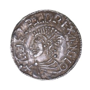 Aethelred II AD 978-1016 Silver Penny Hereford Long Cross type