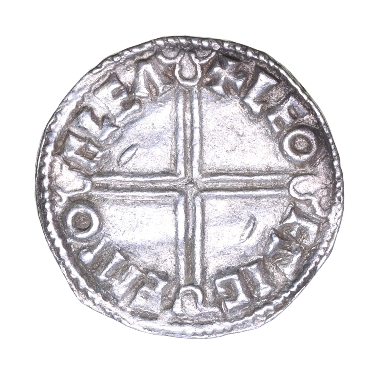 Aethelred II AD 978-1016 Silver Penny Gloucester Long Cross type - Image 2