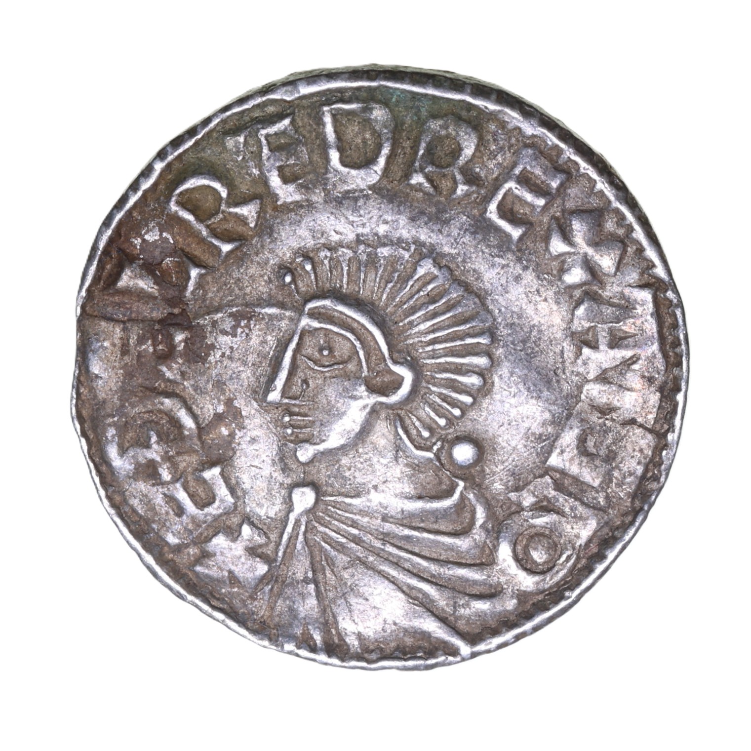 Aethelred II AD 978-1016 Silver Penny York Long Cross type