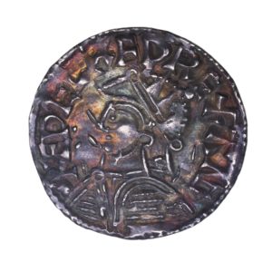 Aethelred II AD 978-1016 Silver Penny Helmet Type London