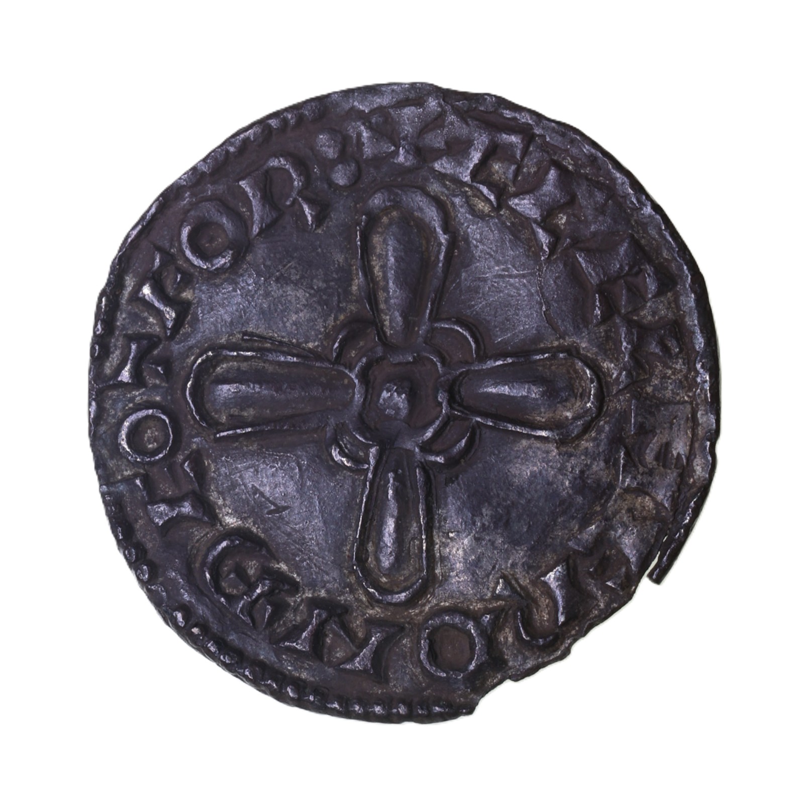 Harold I 'Harefoot' AD 1035-1040 Silver Penny Thetford Jewel Cross type - Image 2