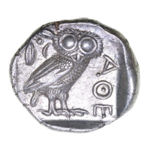 Attica Athens 454-404 BC Silver Tetradrachm Athena / Owl