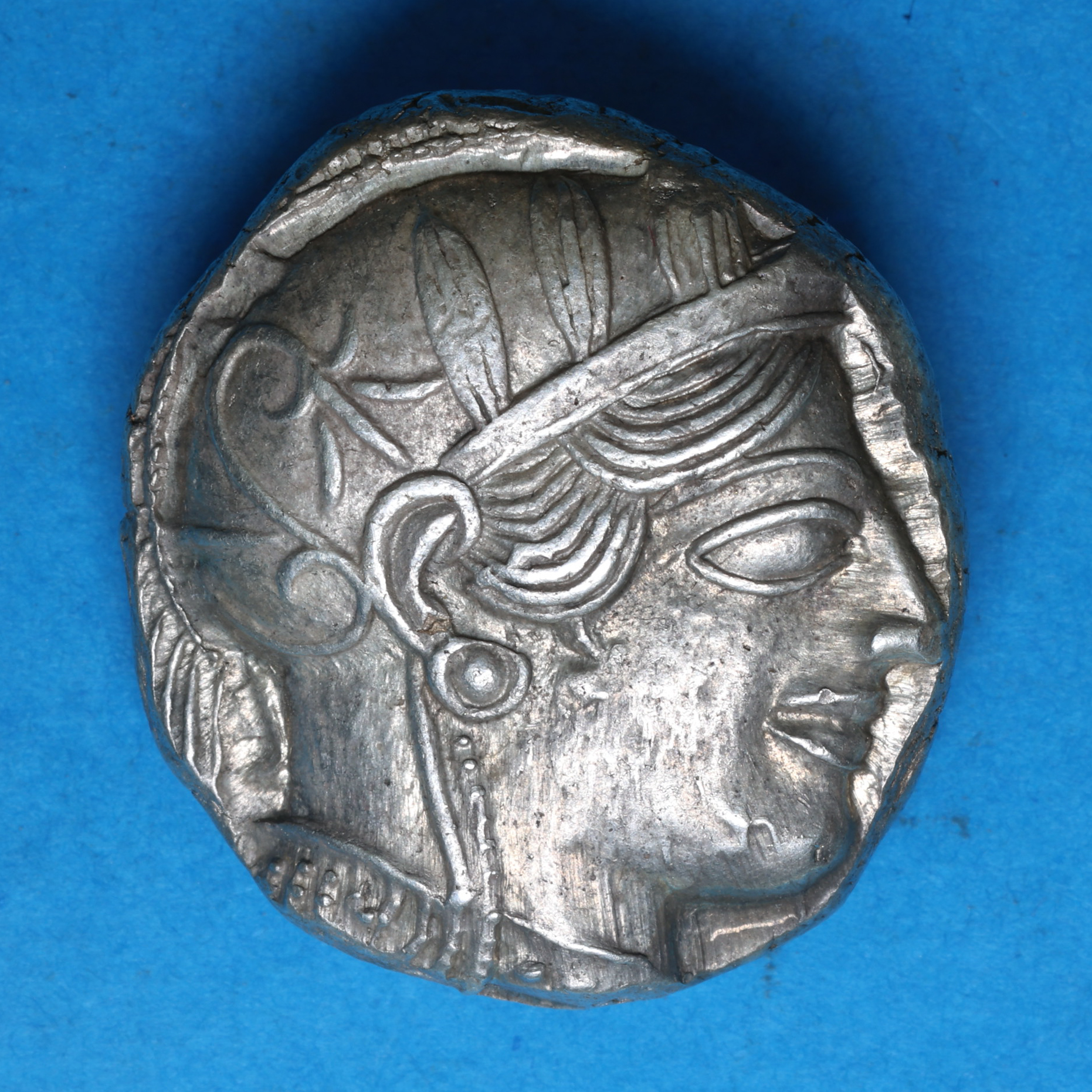 Attica Athens 454-404 BC Silver Tetradrachm Athena / Owl - Image 4
