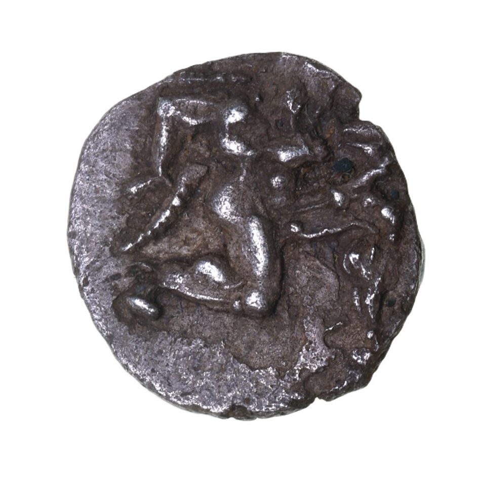 Thrace Thasos 412-404 BC Silver Trihemiobol