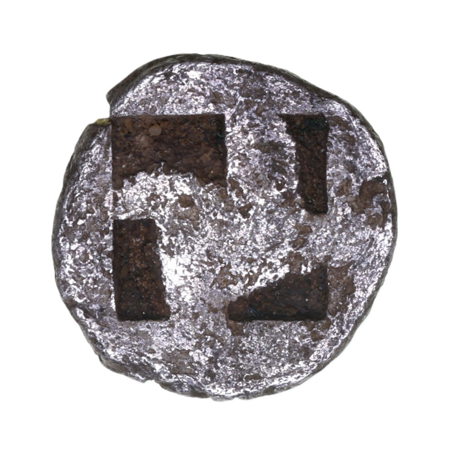 Thrace Thasos 412-404 BC Silver Trihemiobol - Image 2