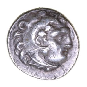 Macedon Lysimachos 305-281 BC Silver Drachm