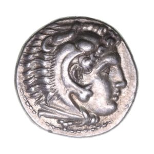 Macedon Alexander The Great 336-323 BC Silver Drachm Lifetime issue * High Grade*