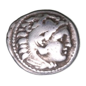 Macedon Alexander The Great 336-323 BC Silver Drachm Lifetime