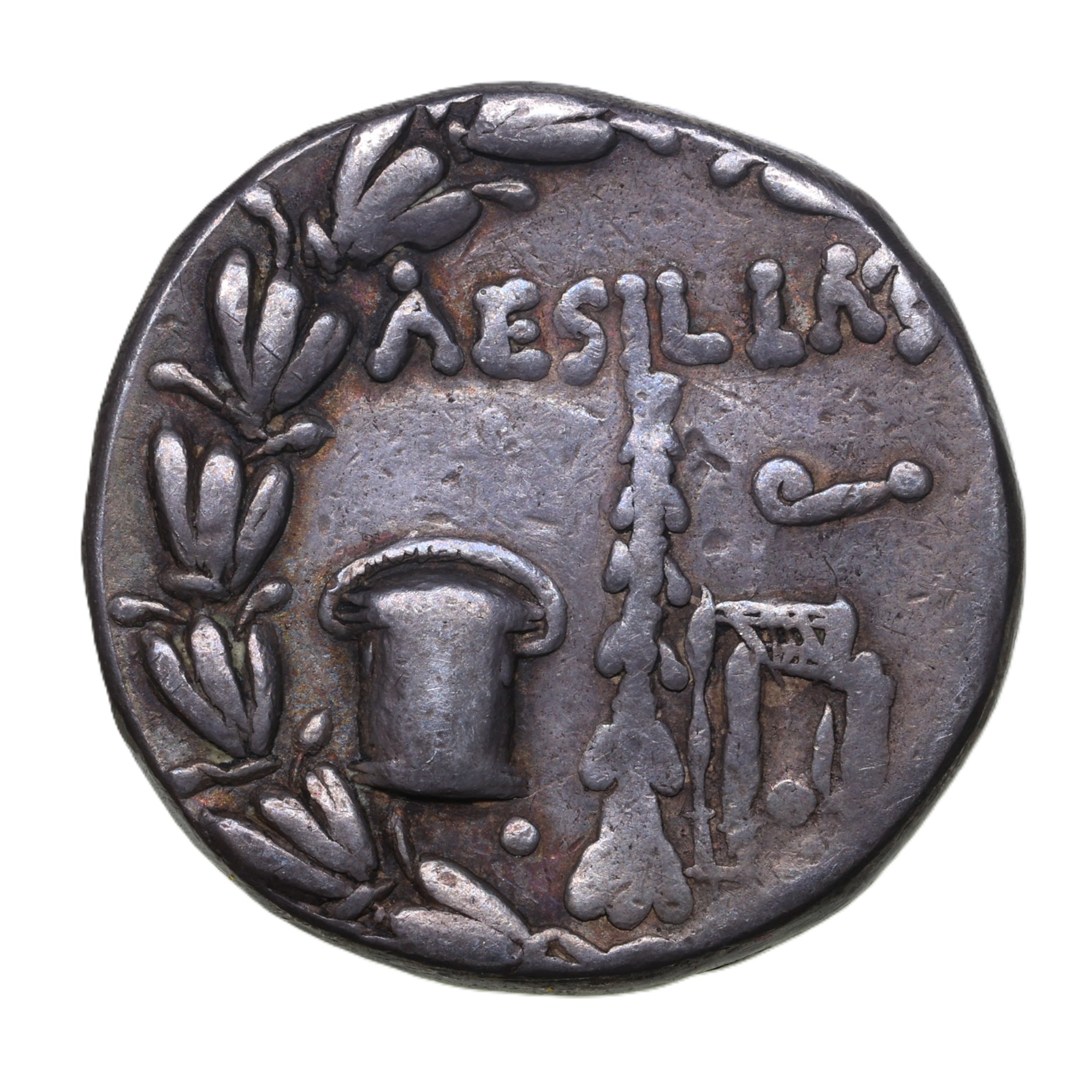 Macedon Pella Aesillas Quaestor 90-75 BC Silver Tetradrachm - Image 2