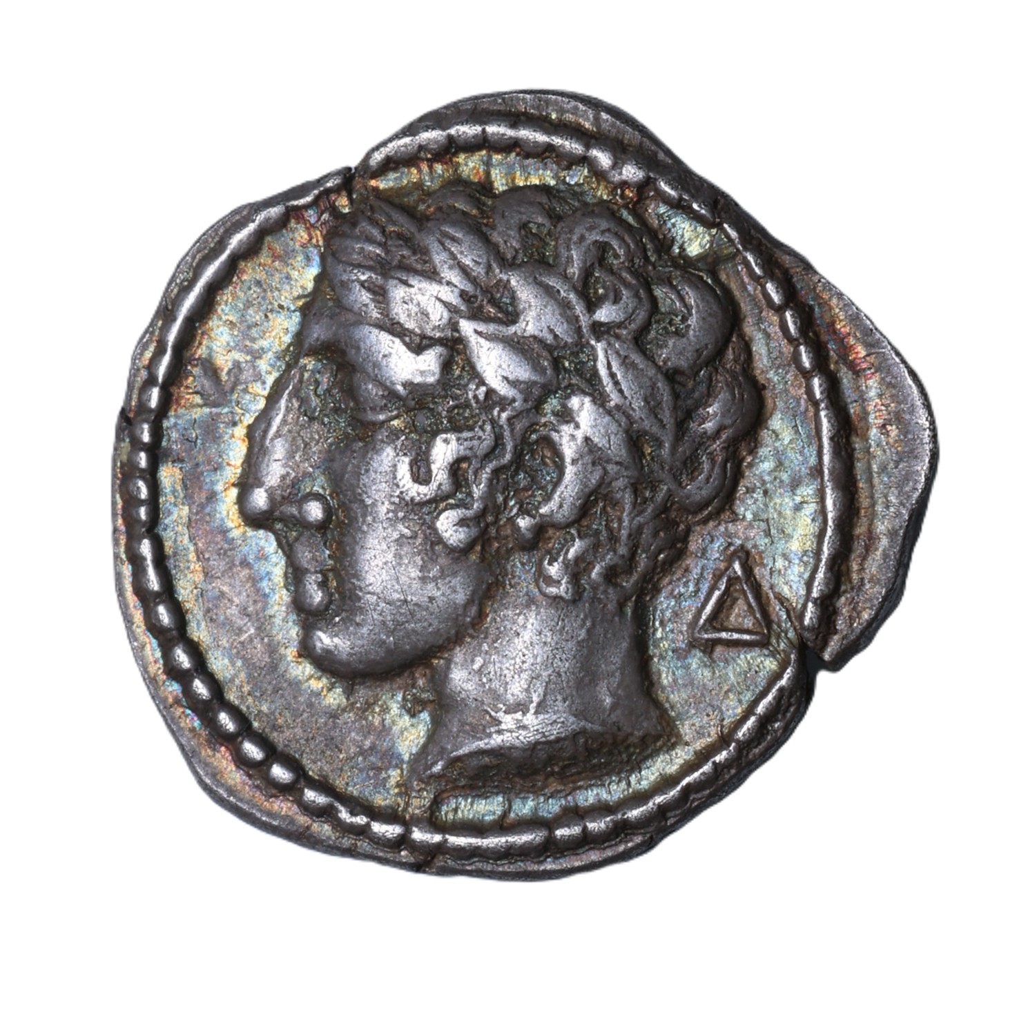 Macedon Olynthos 432-348 BC Silver Tetrobol