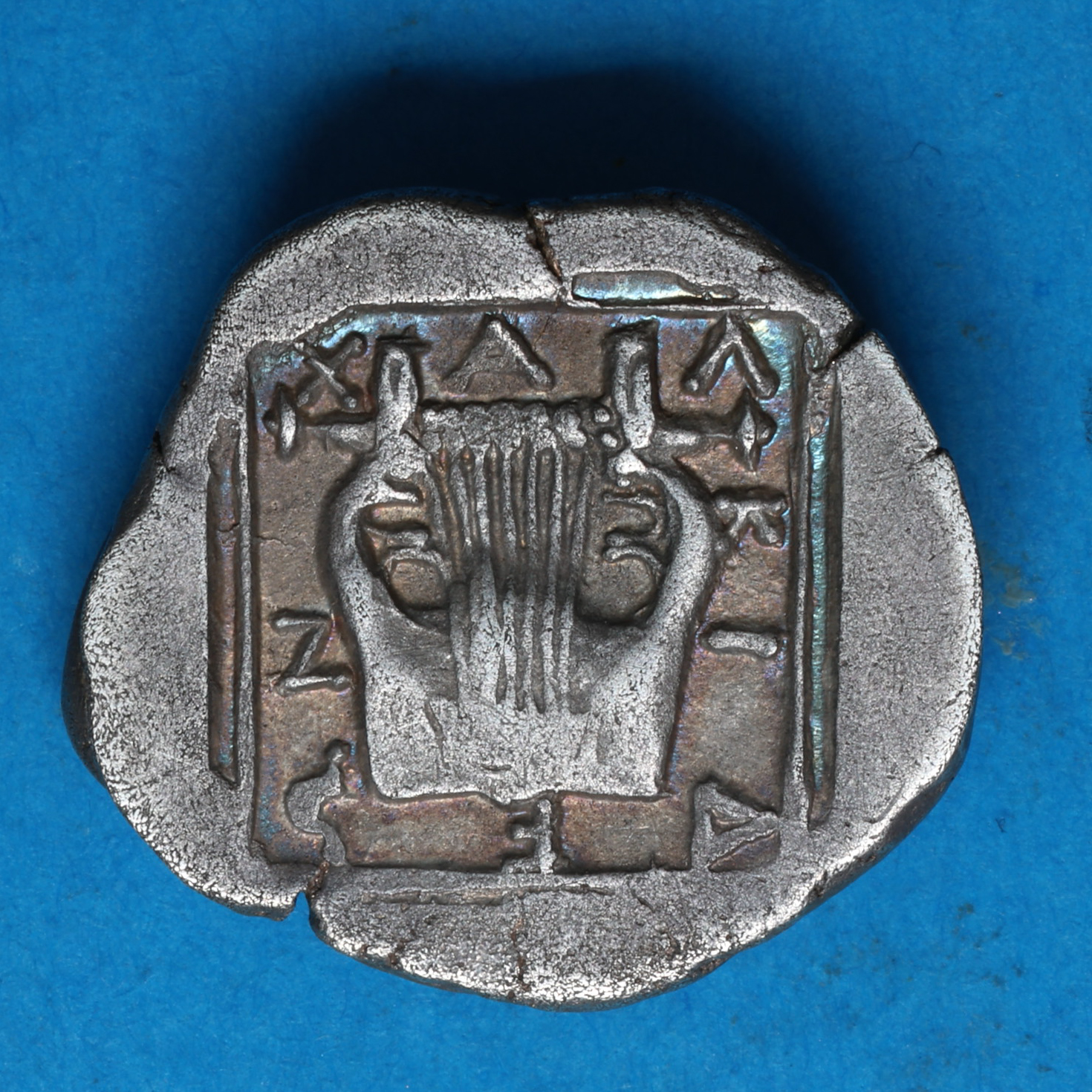 Macedon Olynthos 432-348 BC Silver Tetrobol - Image 4