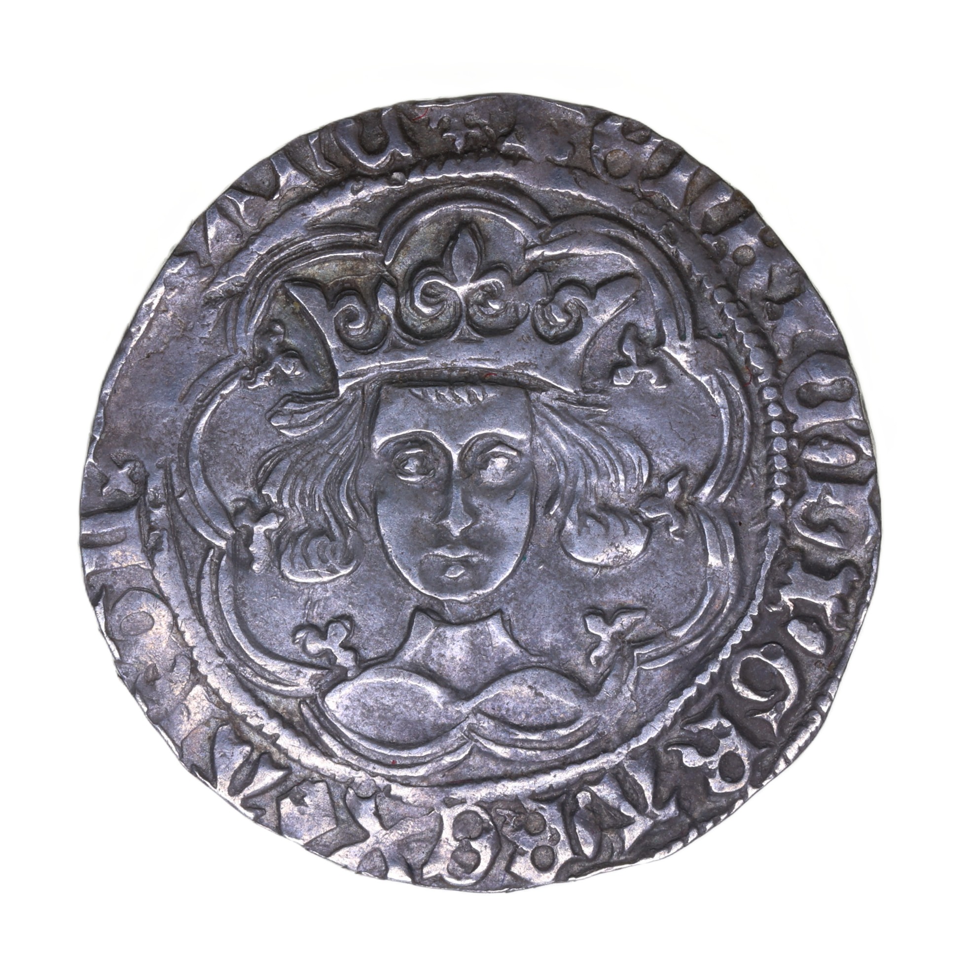Henry VI AD 1422-1461 Silver Groat 1st reign Pinecone Mascle issue