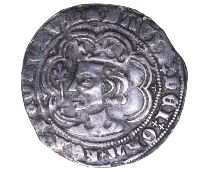 SCOTLAND David II AD 1329-1371 Silver Groat Edinburgh 3rd issue ...